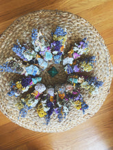 Load image into Gallery viewer, floral smudge stick, white sage, smudging, white sage smudge stick, lavender sage