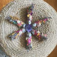 Load image into Gallery viewer, floral smudge stick, white sage, smudging, white sage smudge stick, lavender sage